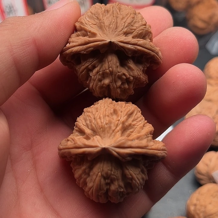文玩核桃把件嫩白41