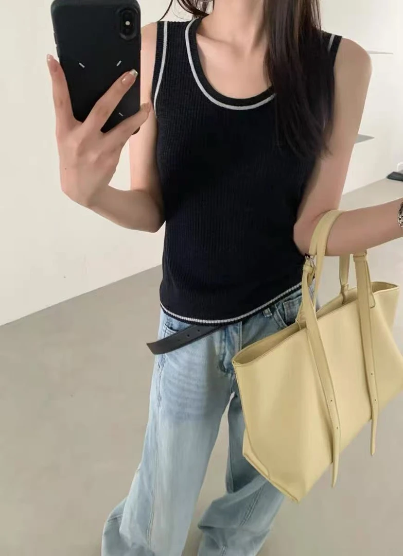 Q拾光家女装背心5072