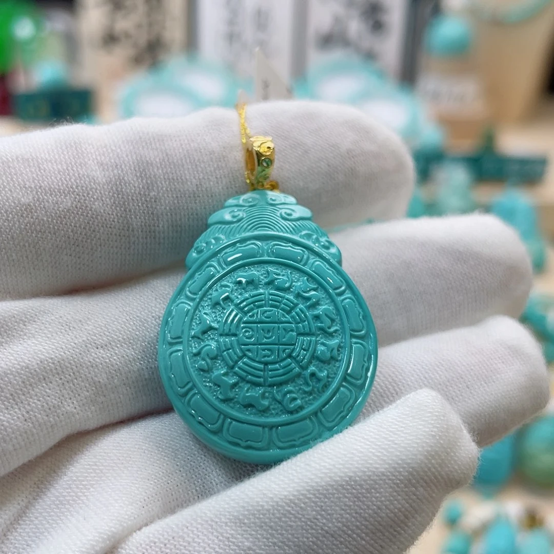 绿松石珠宝奇石未镶嵌