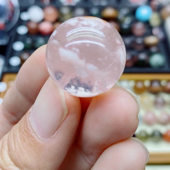 水晶未镶嵌珠宝半成品