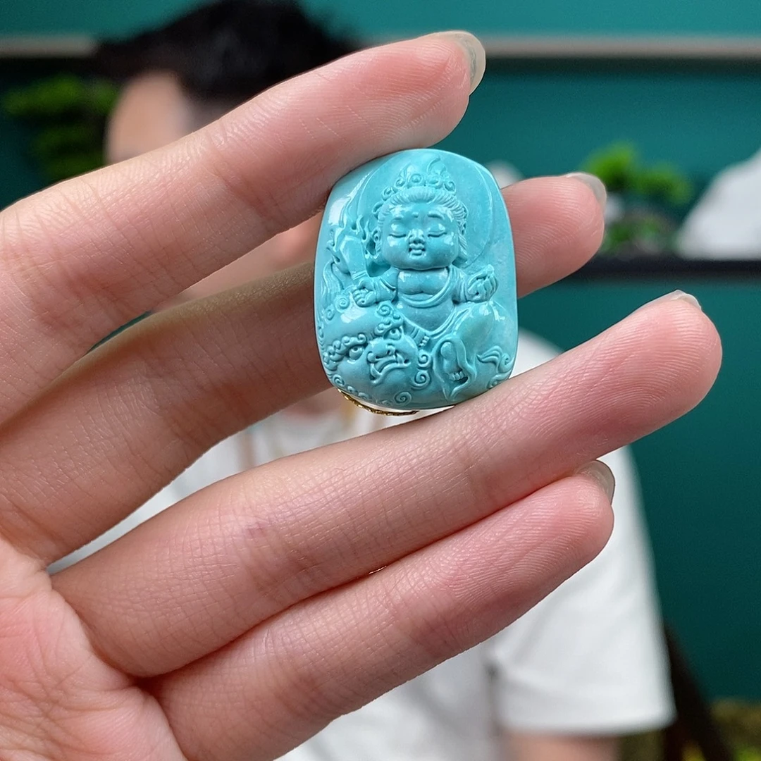 未镶嵌绿松石珠宝奇石