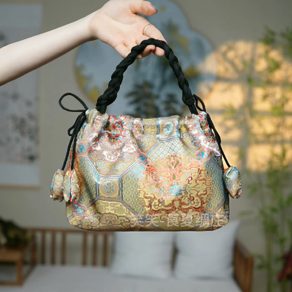 【宋錦 如意包】26*18单肩手提斜挎新中式女国风女包包