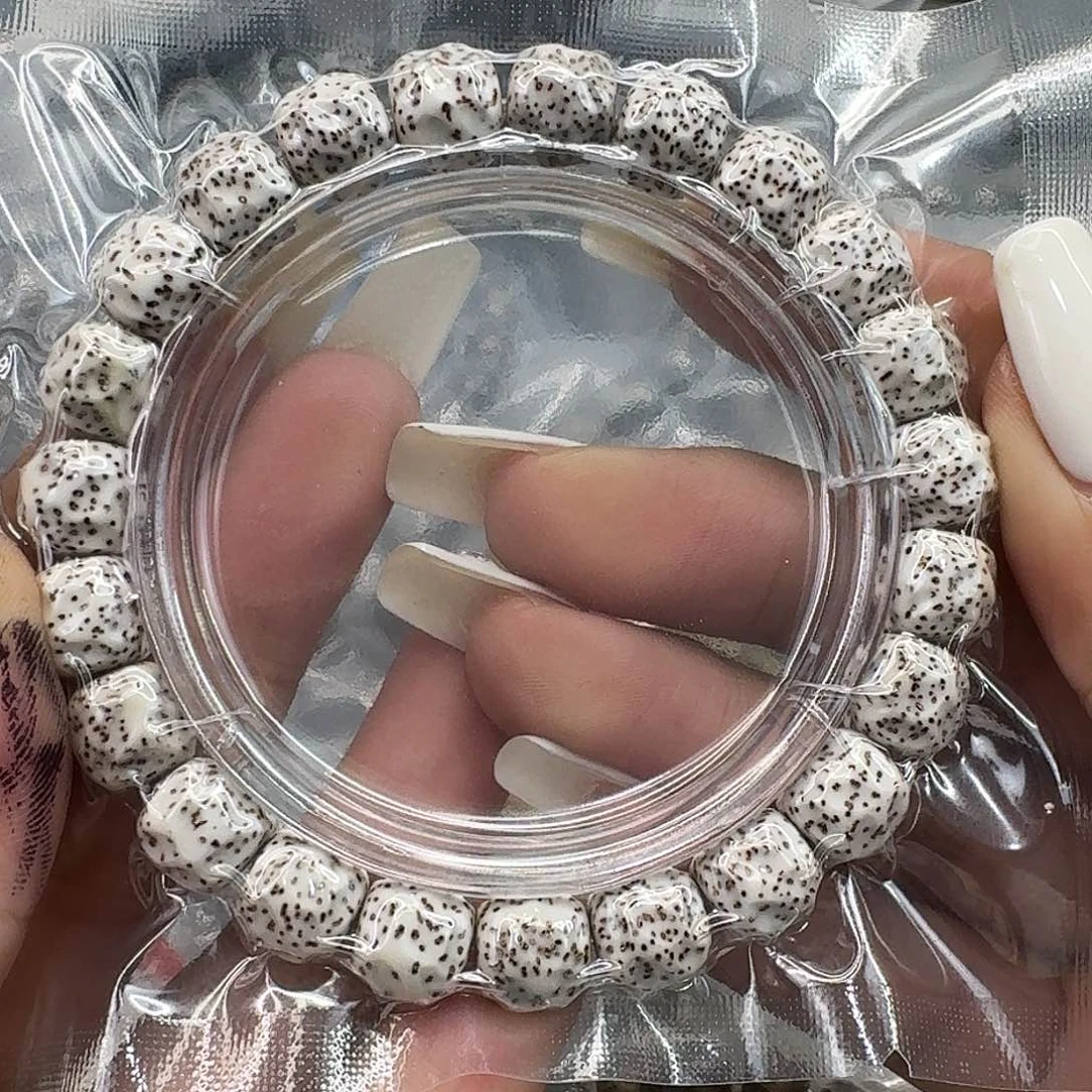 星月菩提手串140卓越白星月菩提无相10单圈