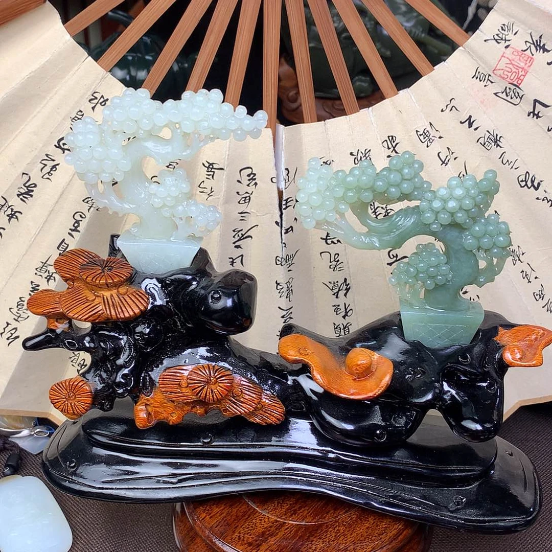 和田玉未镶嵌摆件