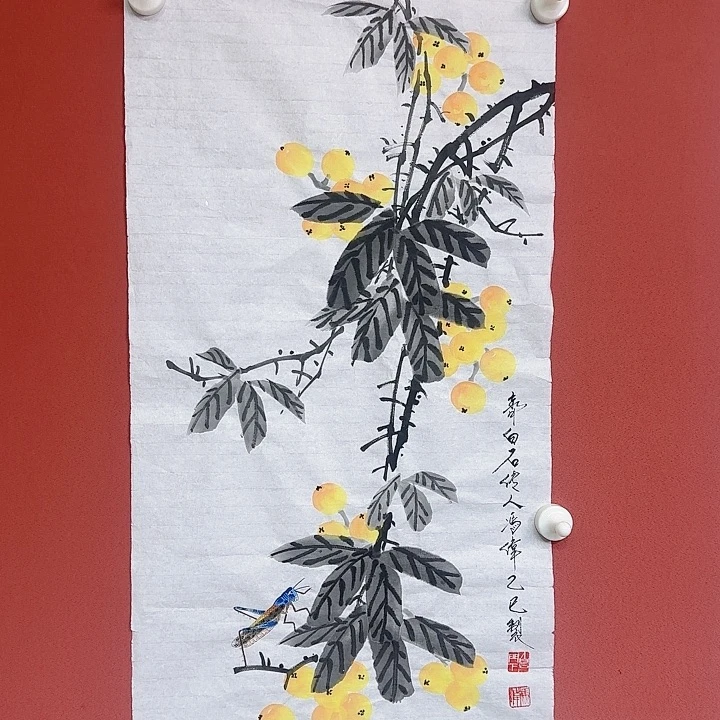 国画冯伟老师手绘作品