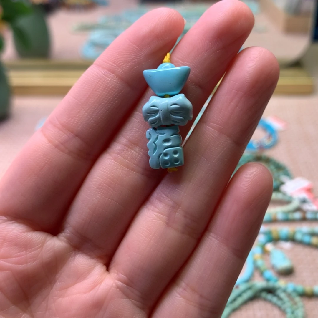 绿松石未镶嵌配饰