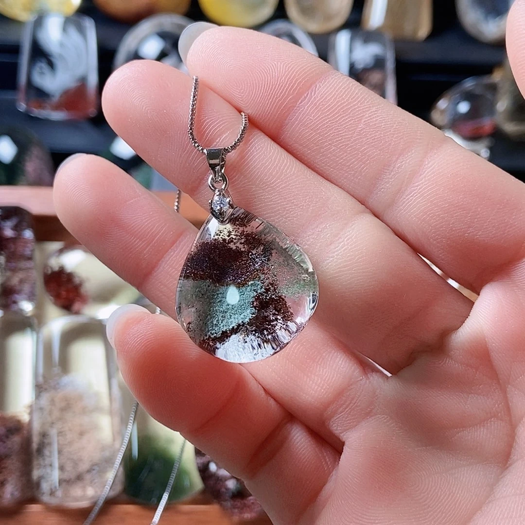 颈饰水晶未镶嵌绿幽灵