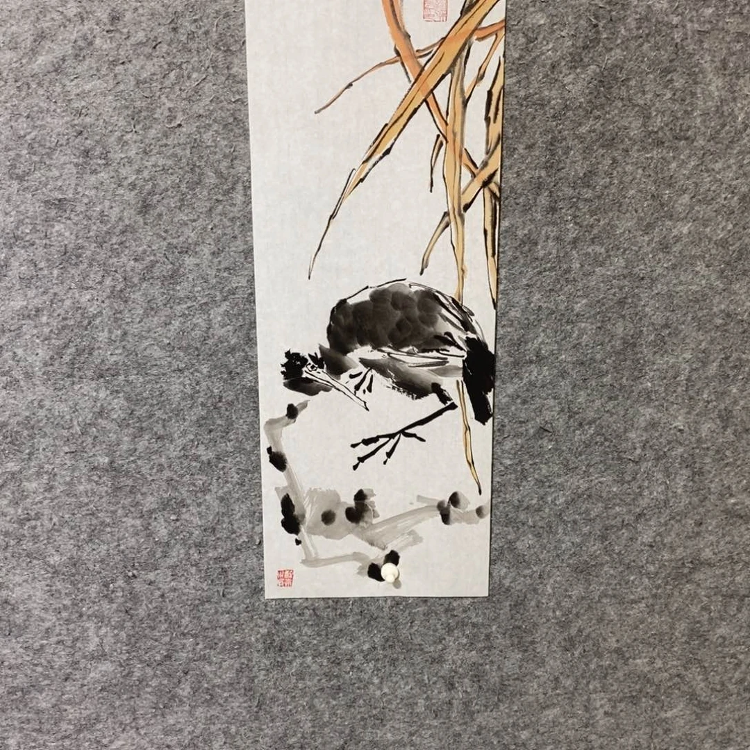 国画缪新农国画花鸟作品