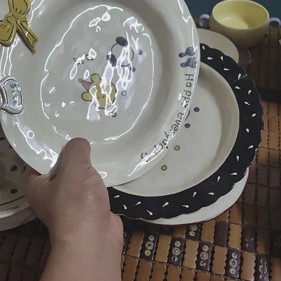 小***2瑕疵陶瓷介意不拍两个盘