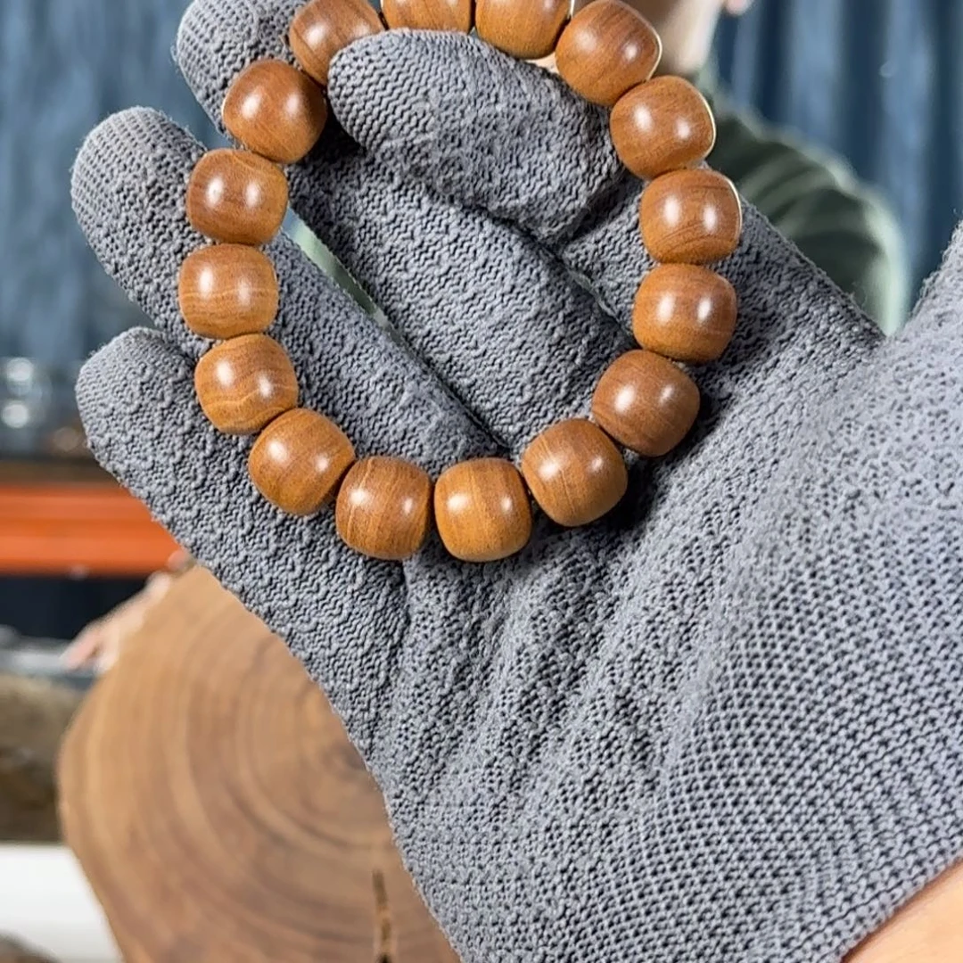 其他檀香木沉水级王系列十号料“百年虫漏”1314横黑