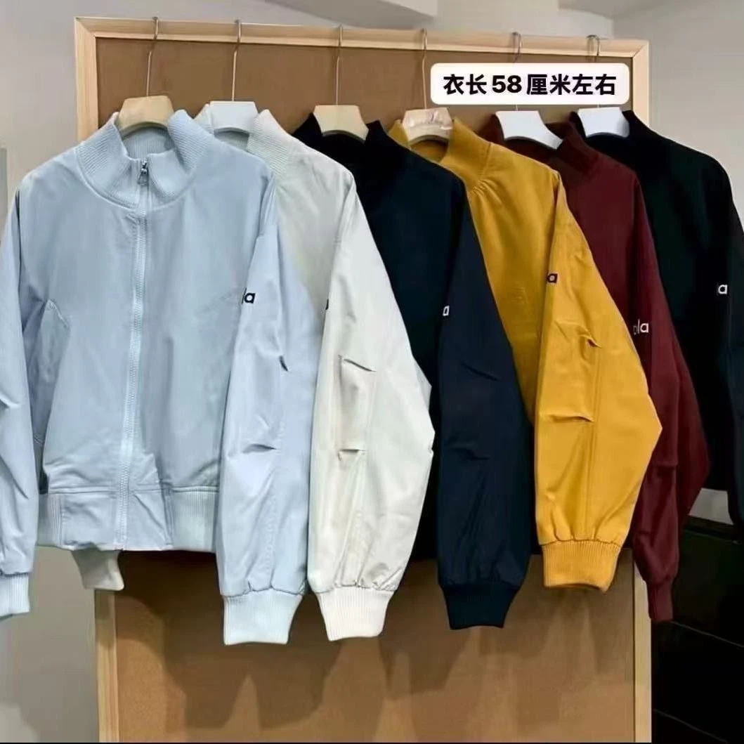 立领短款拉链女秋季韩版棒球服春秋百搭休闲宽松短外套