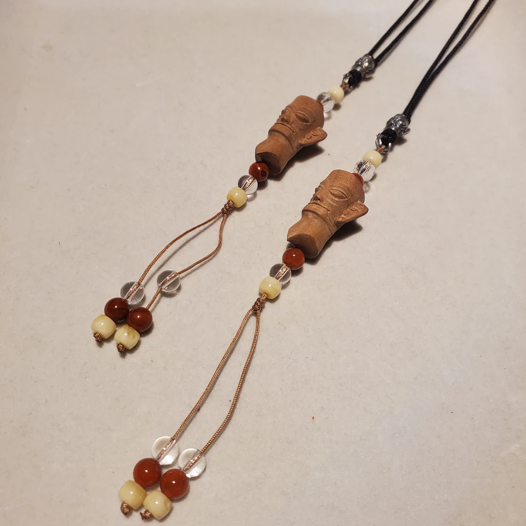 非金属木质吊坠 印度正渠迈索尔老山吊坠0127088