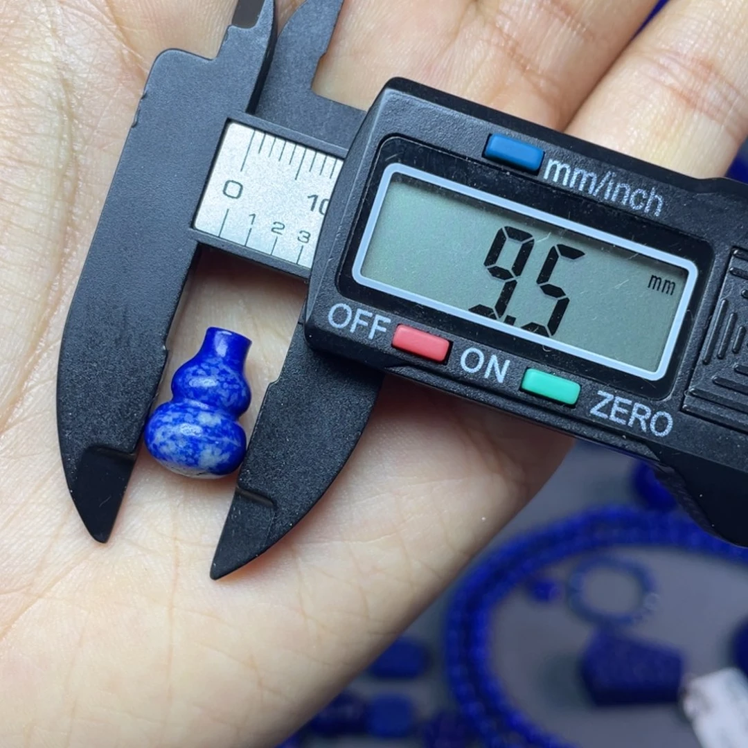 青金石未镶嵌9×14mm葫芦配饰