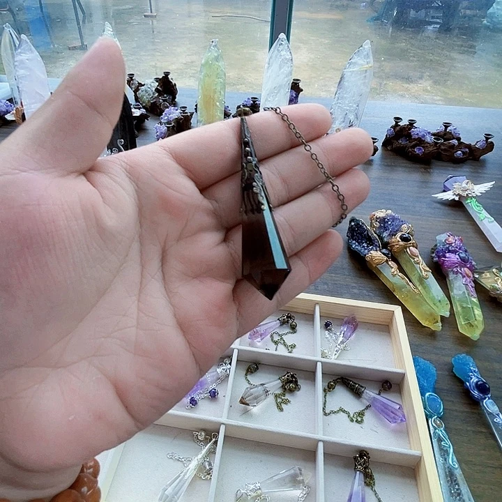 彩***月珠宝半成品水晶未镶嵌水晶