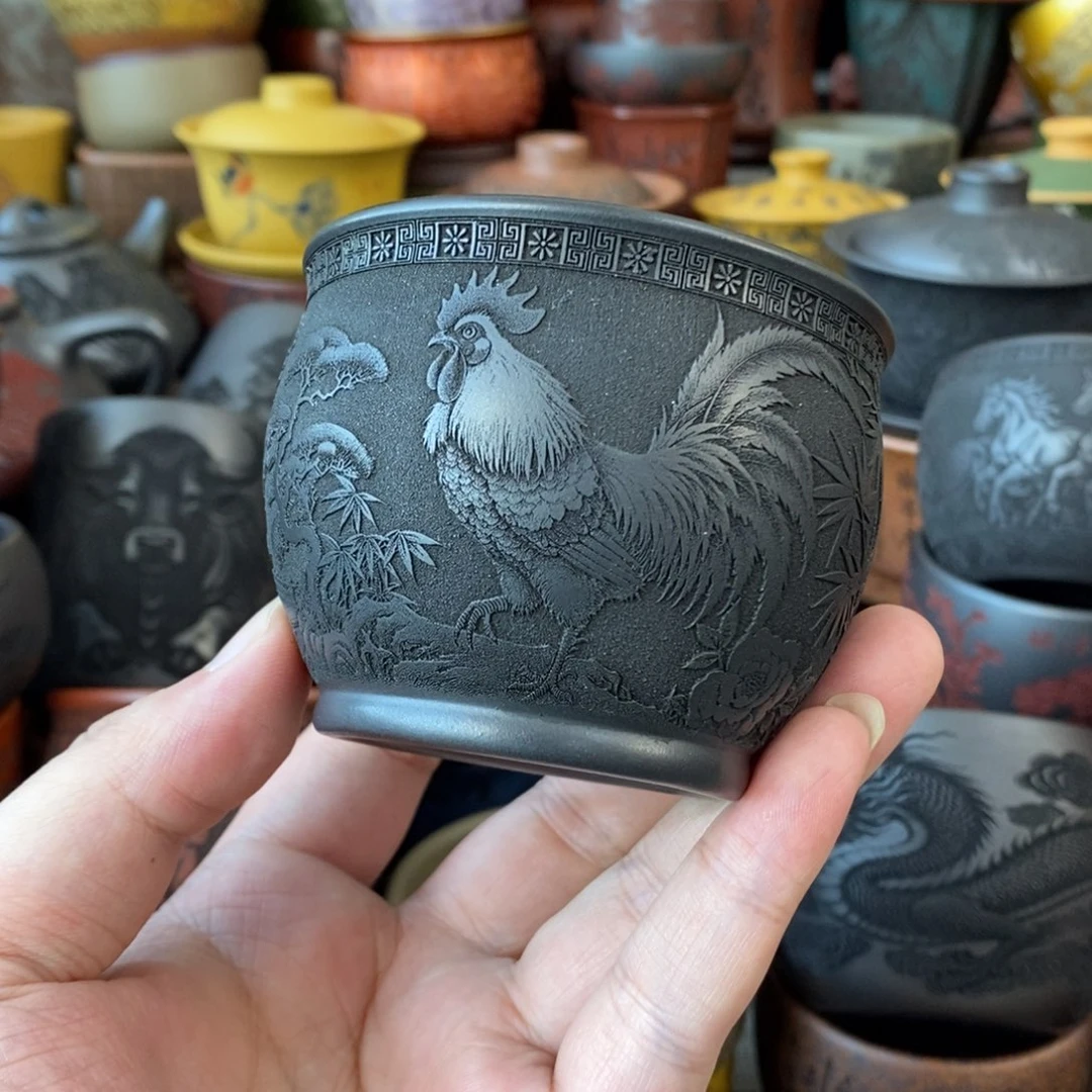 宜兴全手工紫砂杯