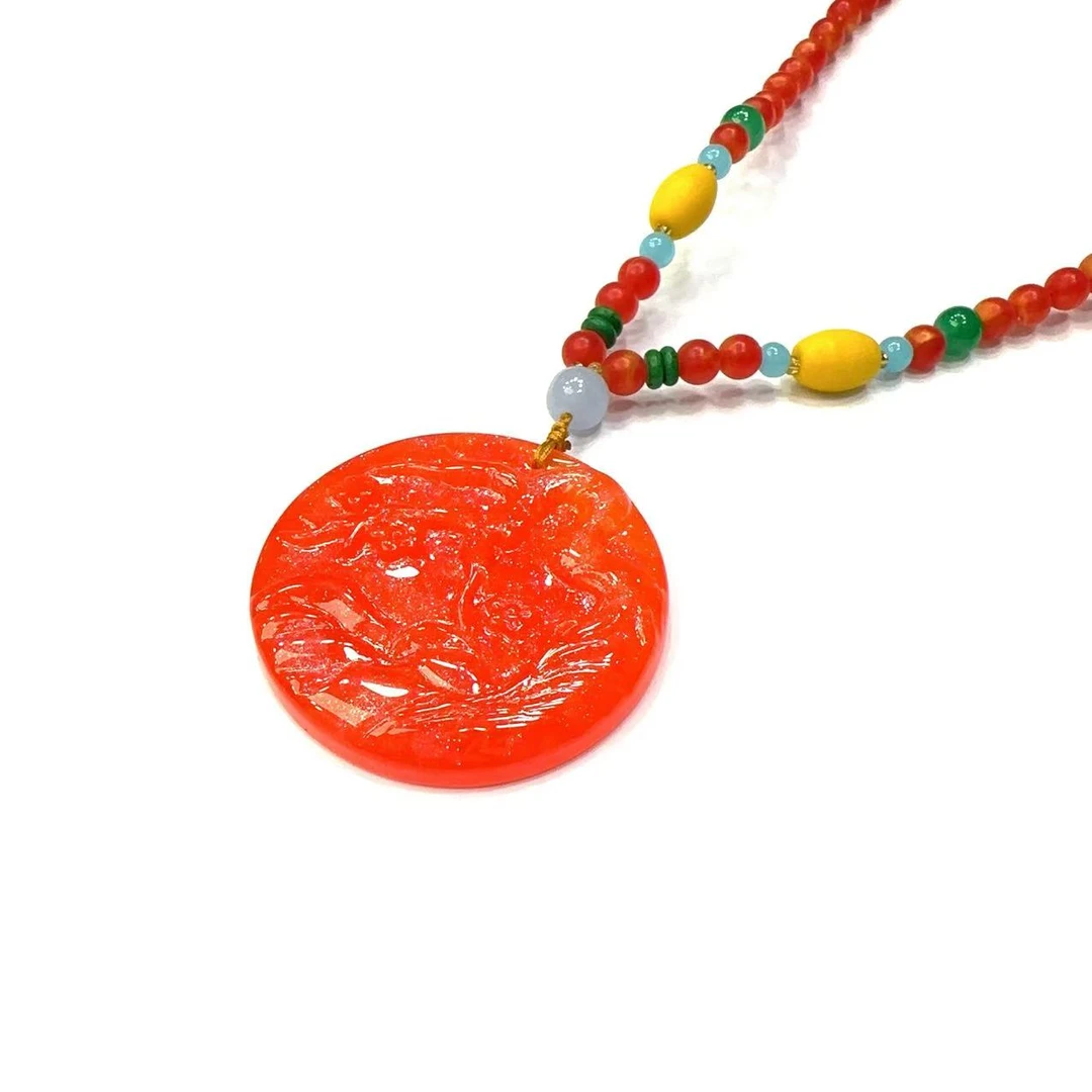 HS072 饰品项链尺寸 57*6mm