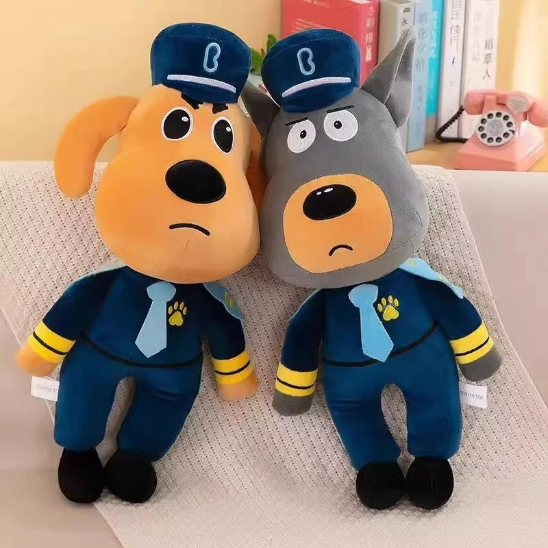 拉布拉多警长狗狗卡通玩具杜兵警员公仔玩偶毛绒玩具儿童生日礼物