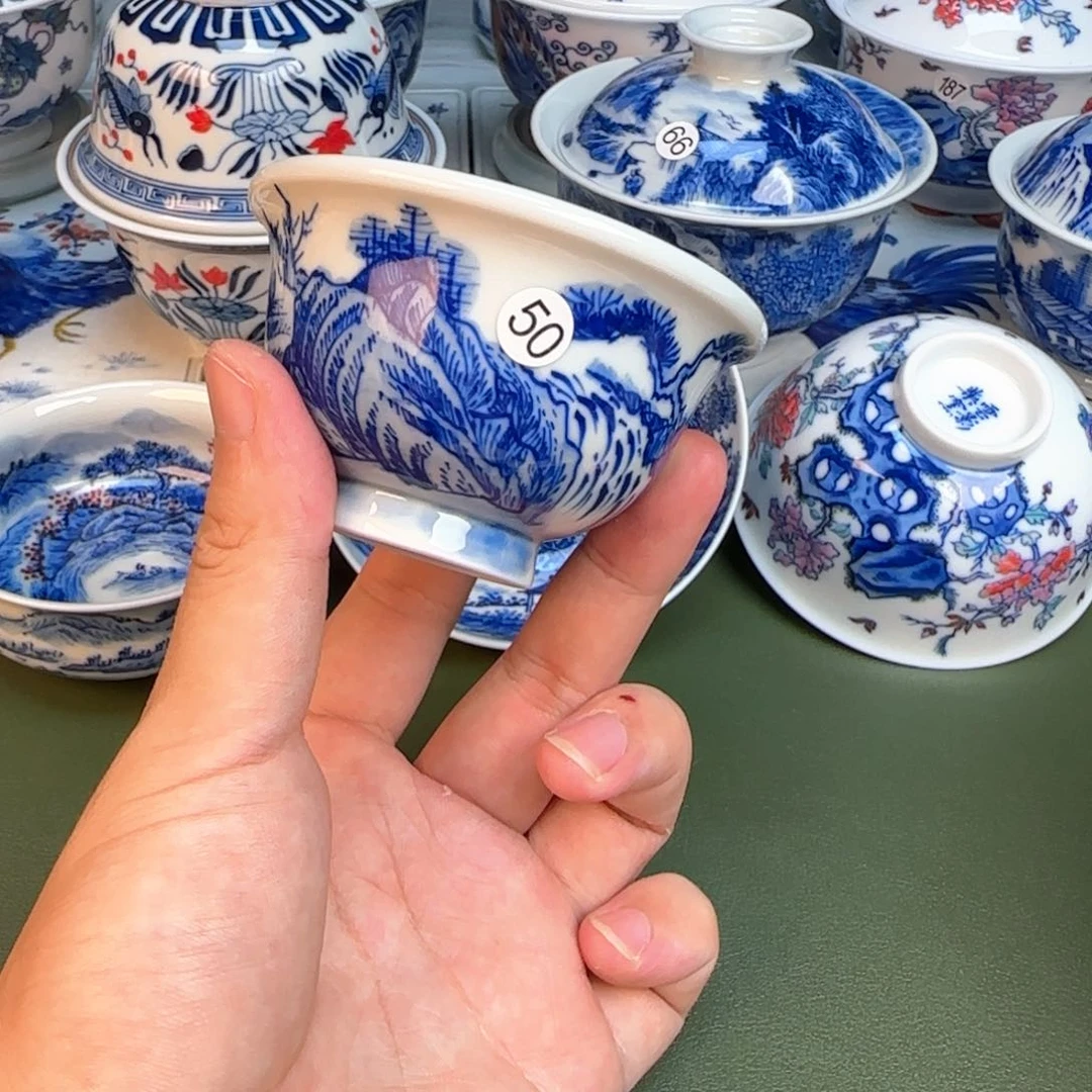 彦祖纯手工手绘茶具50