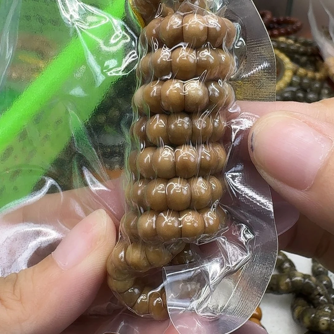 手串星月菩提19傲世糯冰龙脊菩提猪大肠108 7