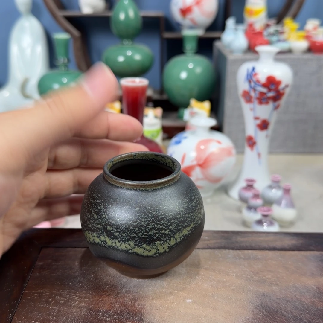 陶瓷手工小花器摆件