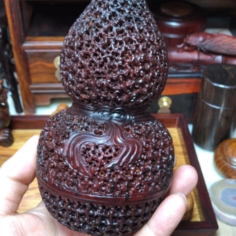 檀香紫檀（小叶紫檀）鬼工香炉