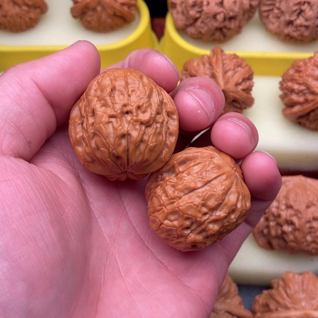 文玩核桃把件独**涯甲骨文