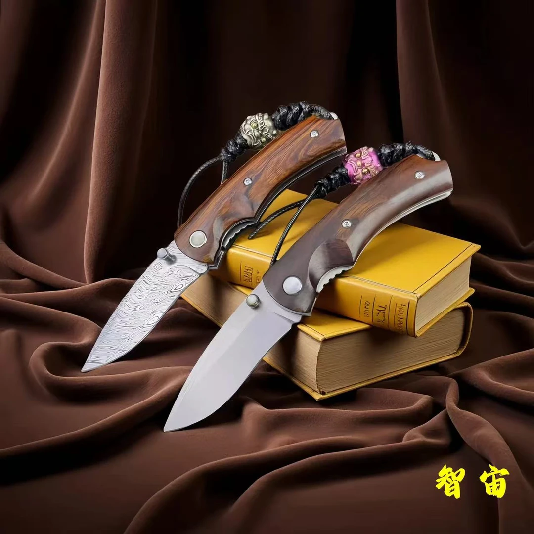 【智宙】勇者 典藏款乌滋钢小刀 折叠小刀便携 手工制作