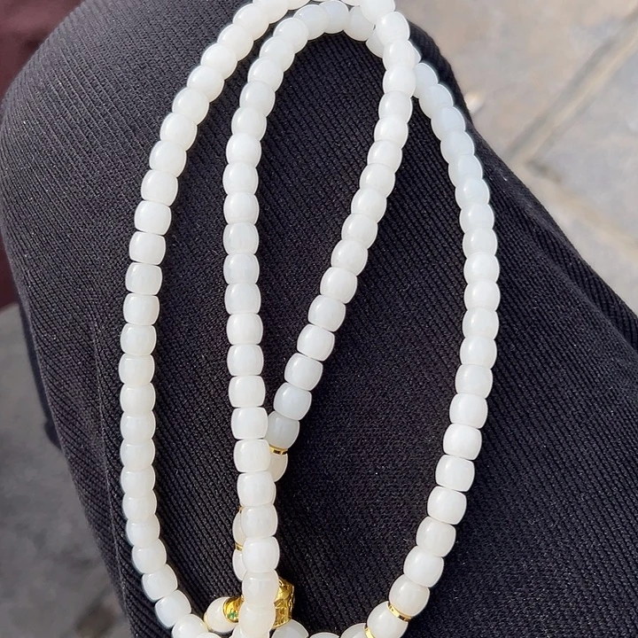 阿***哥和田玉未镶嵌戒指新疆料羊脂白卡8米108