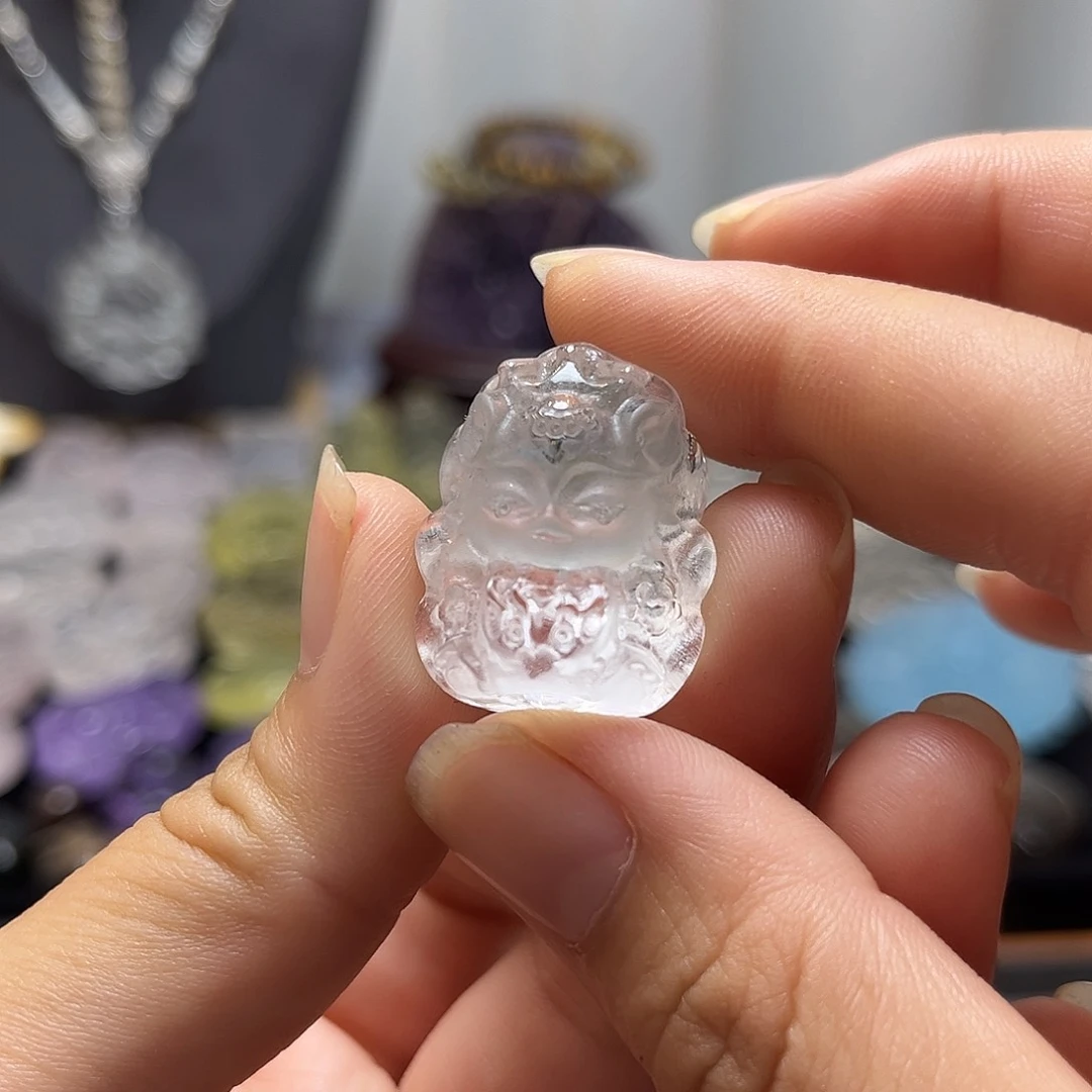 颈饰未镶嵌水晶打孔拉环17