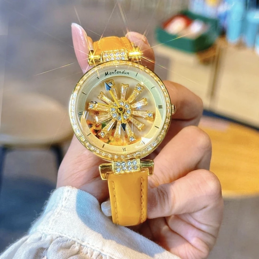 奢品汇定制向日葵手表时来运转女士腕表-5822 H
