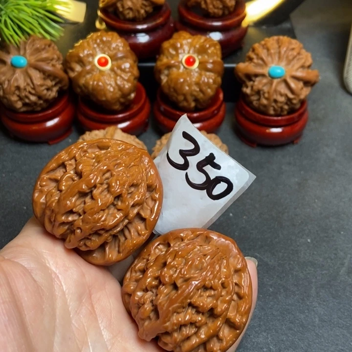 文玩核桃把件41虎头350