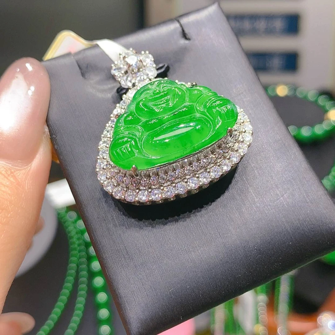【闪购商品】翡翠未镶嵌颈饰6柒姐