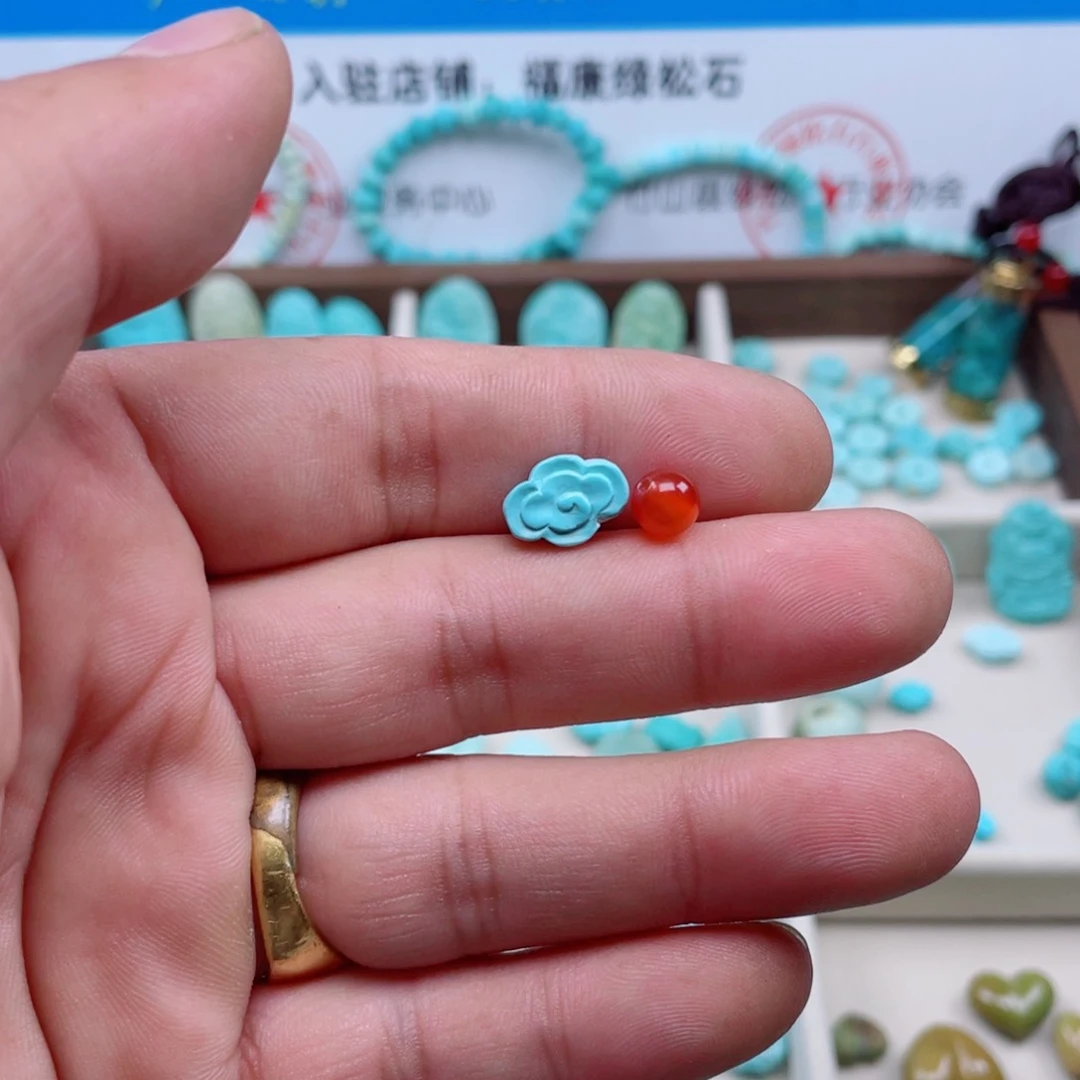 南红玛瑙未镶嵌颈饰叶*083