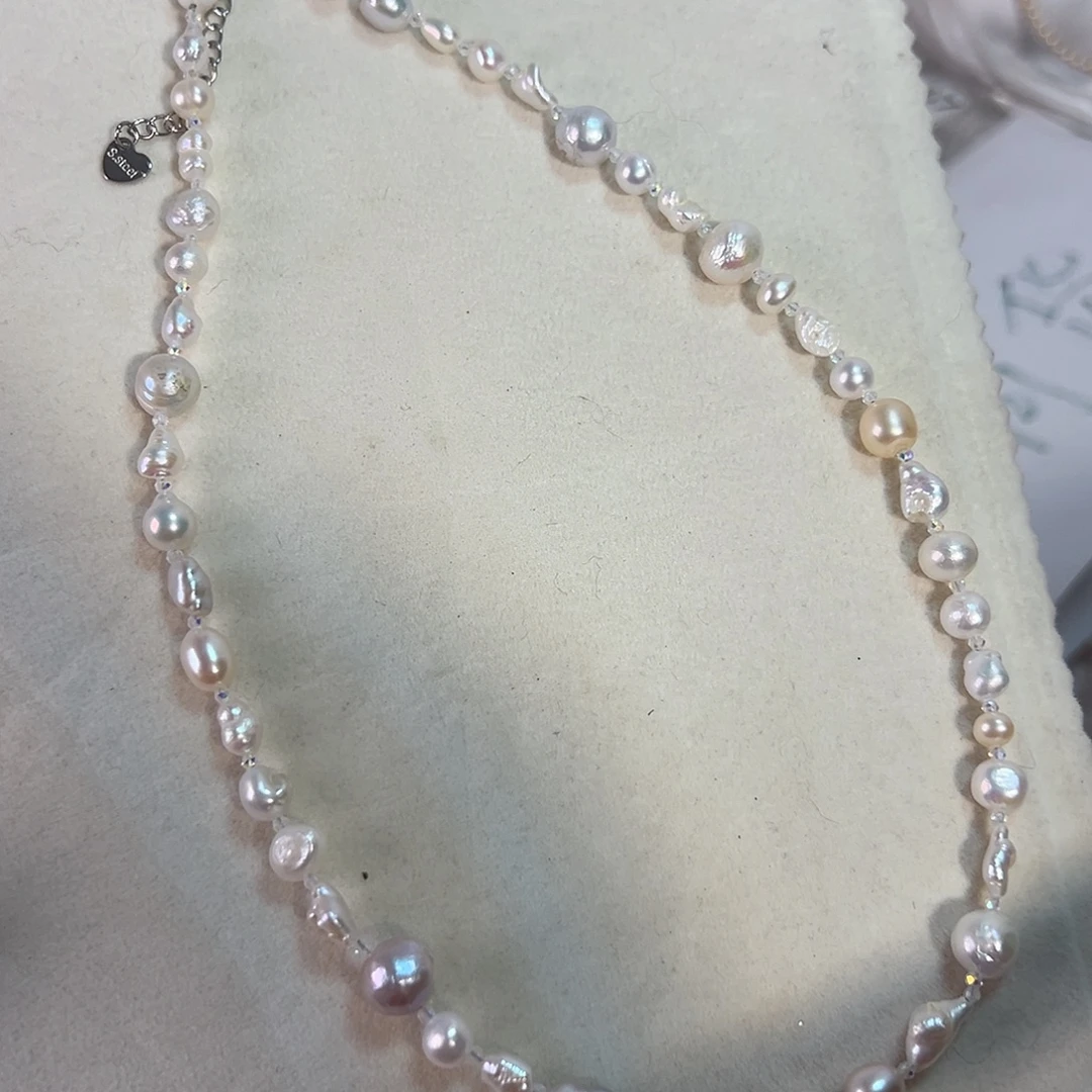 银S925镶嵌设计款珠宝淡水珍珠