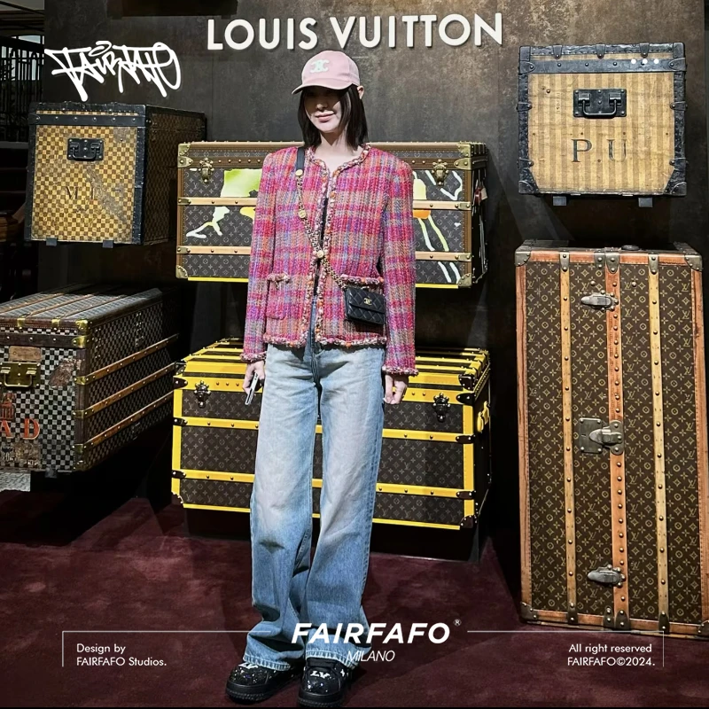 林肉肉   重工玫瑰气质牛仔外套MK24WT031韩版小个子秋冬