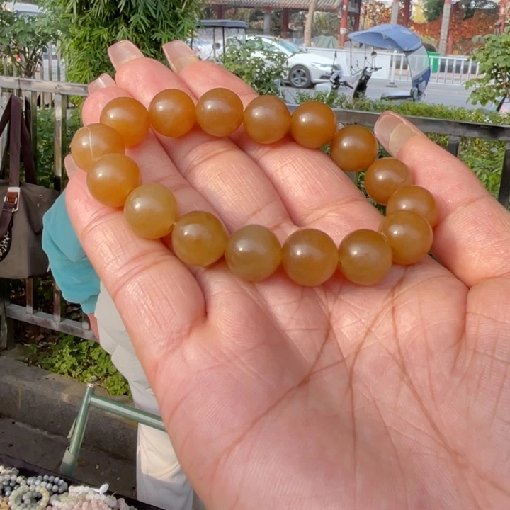 专***粒和田玉未镶嵌手串