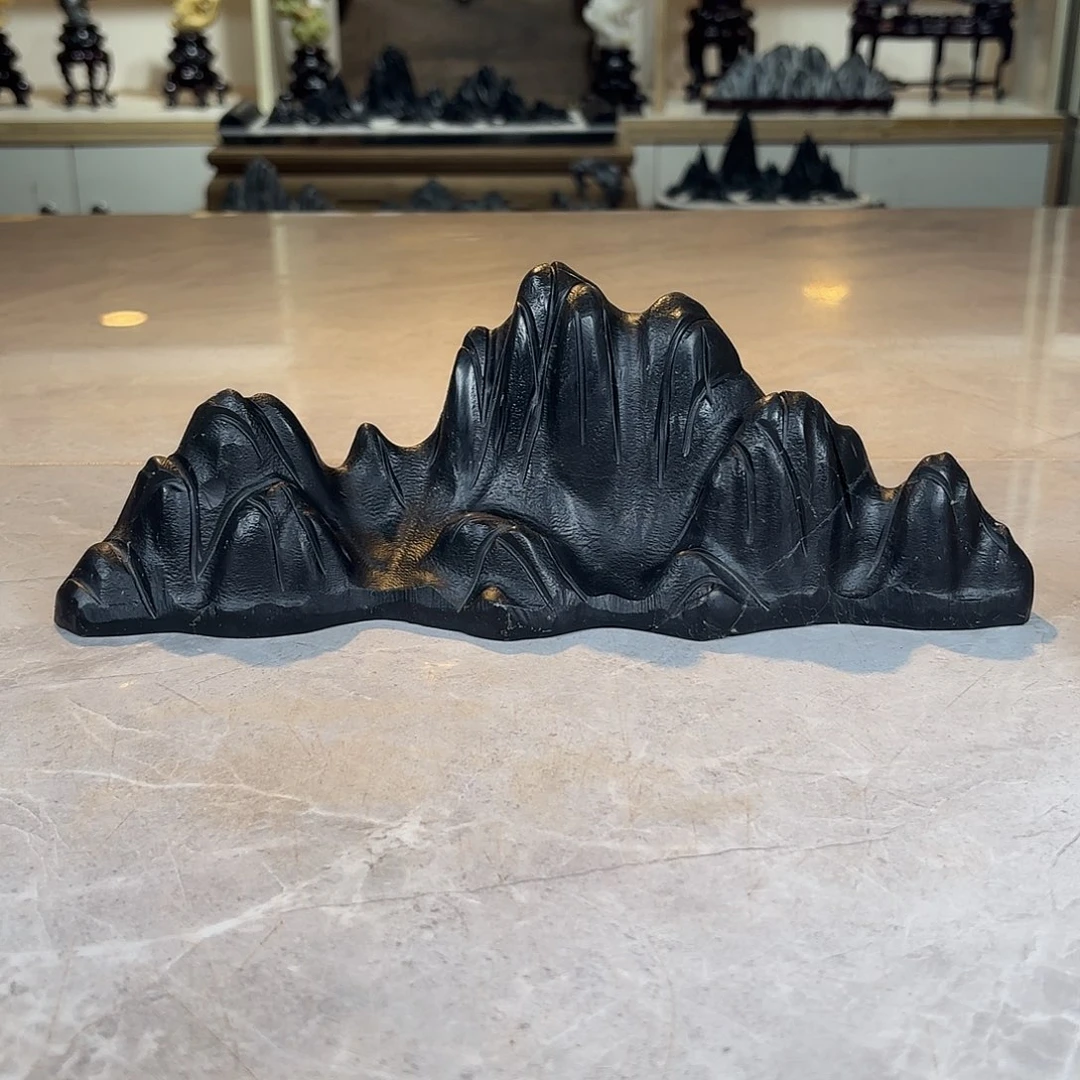 印***计灵璧石手工雕刻奇石摆件