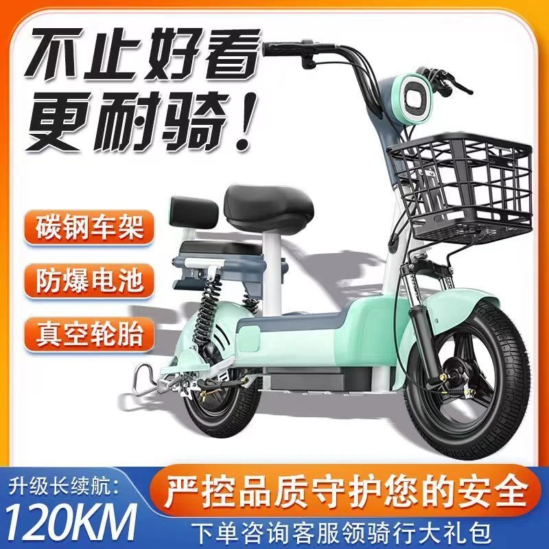 电动电动车国标成人自行车男女两轮小型48代步车电瓶车