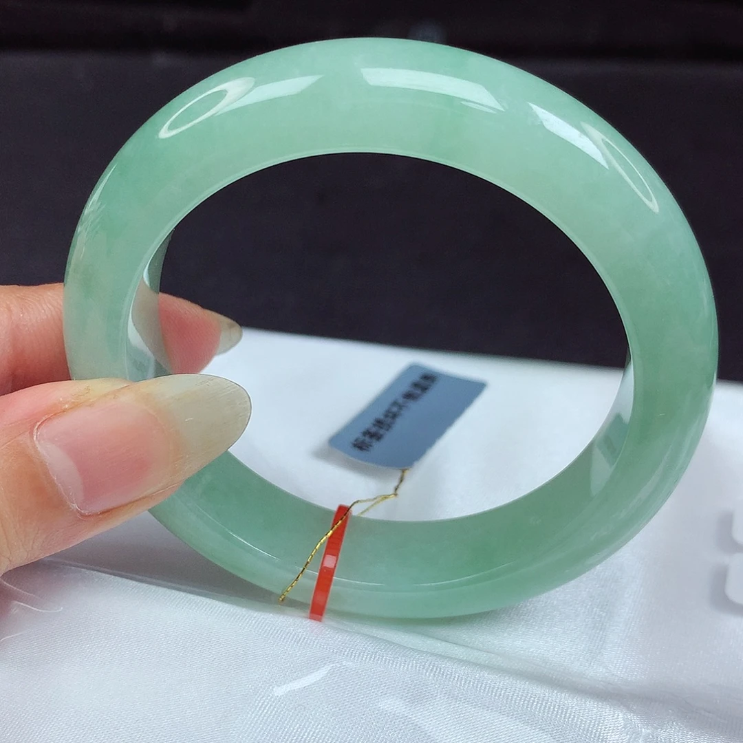 未镶嵌手镯翡翠54圈378