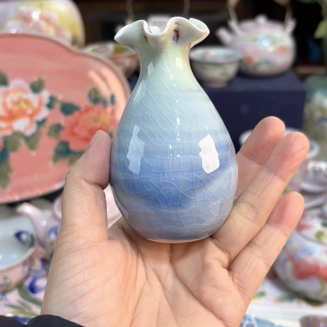 景德镇手绘高温釉下彩陶瓷茶具