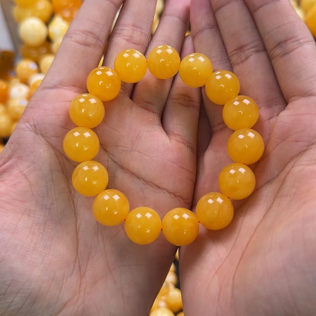 琥珀未镶嵌珠宝奇石14.5mm