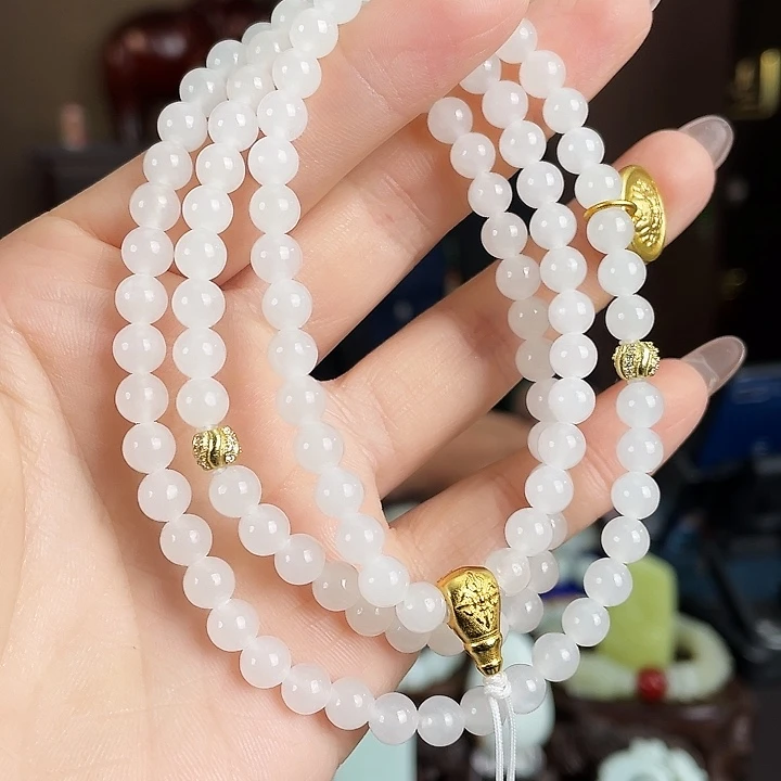 和田玉银S925镶嵌颈饰定制发货