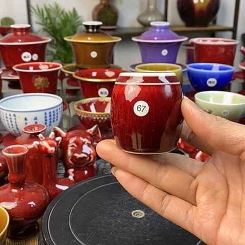【闪购商品】景德镇名陶雅玩原矿郎红