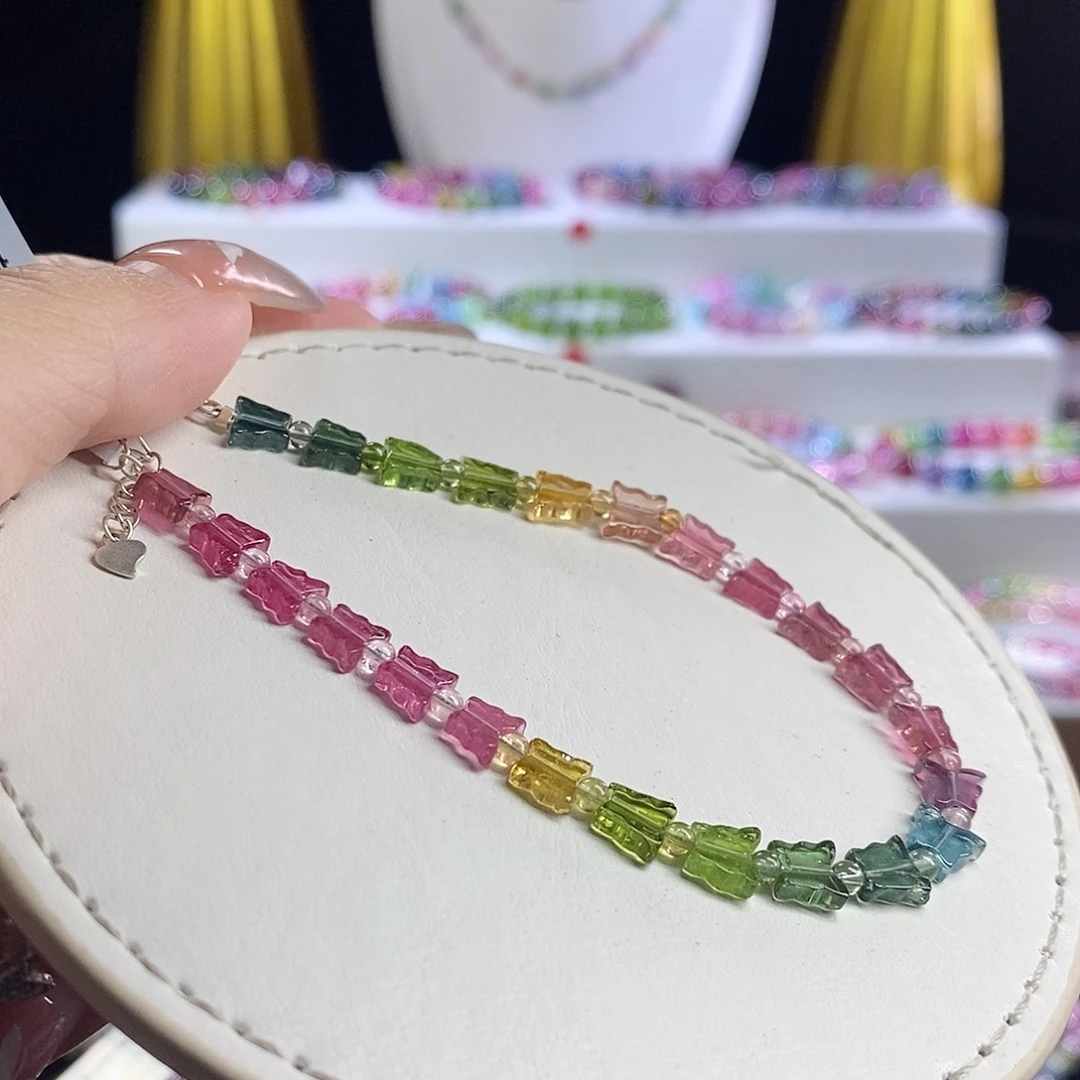 未镶嵌手链碧玺蝴蝶