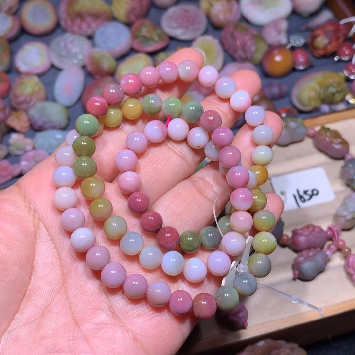 玛瑙/玉髓未镶嵌手链盐源玛瑙