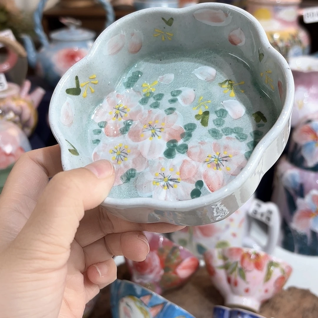 景德镇手绘高温釉下彩陶瓷茶具