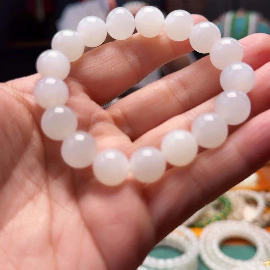 和田玉未镶嵌手链