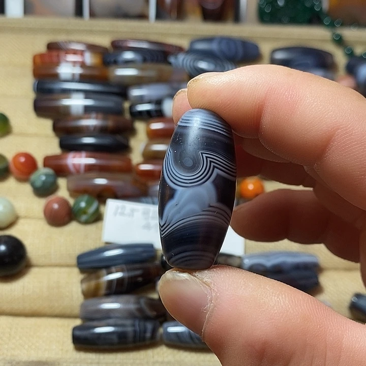 玛瑙/玉髓合金颈饰