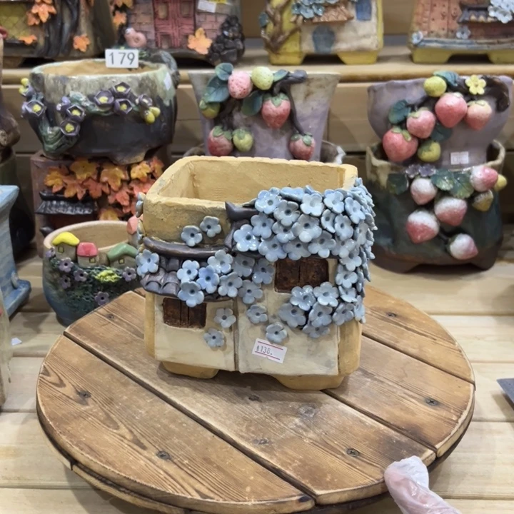 陶然多肉花盆百搭