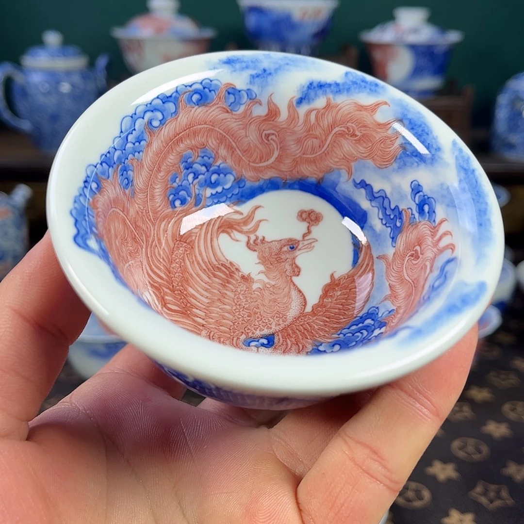 瓷片自成堂景德镇手工手绘